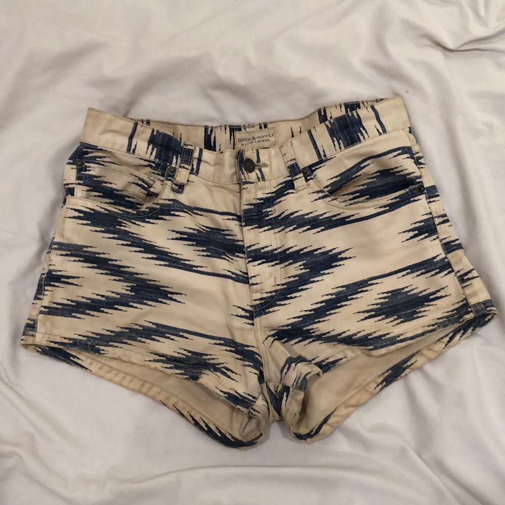 Denim & Supply denim pattern shorts